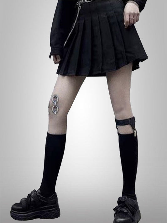 Gothic Lolita Leg Belt Socks 