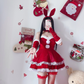 Luxury Santa Bunny Dress Set 