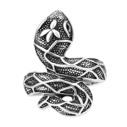 Tibetan Silver Snake Bohemian Ring