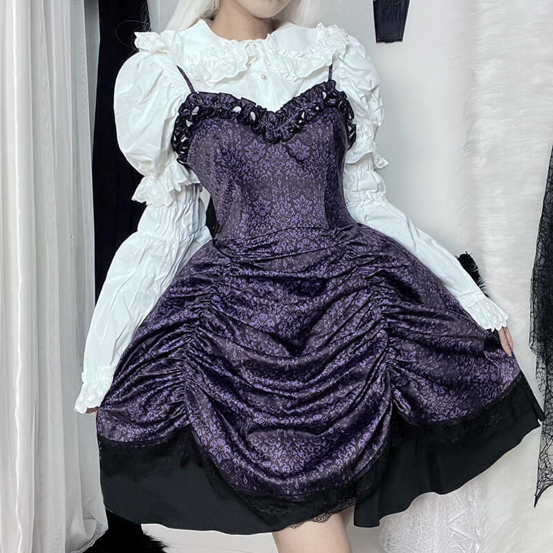 Princess goth suspender dress ah0175