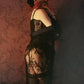 Witchy Clothing Goth Erotic Corset + Stocking Gothic Clothing