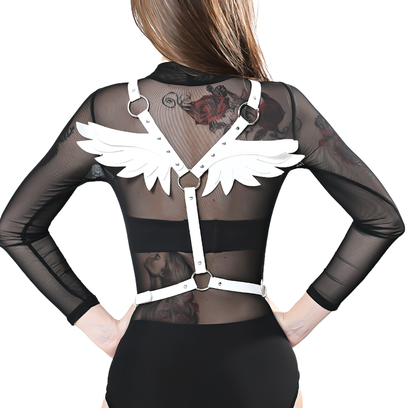 Sexy Women's Harness Gothic Belts / Fashion Angel Wings Body Jewelry